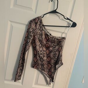 SHEIN Animal Print bodysuit size small